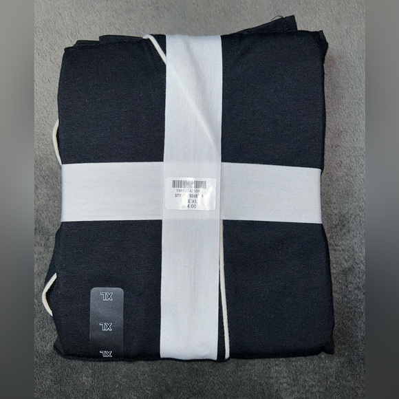 NWT SOMA Size XL Black Embraceable Long Sleeve Top & Pant Pajama Set - Picture 4 of 5